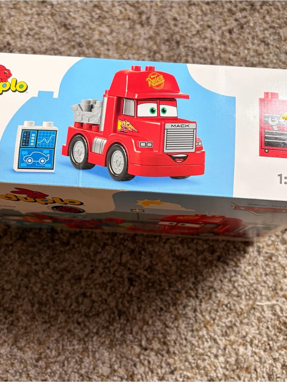 Lego Duplo Red Mack Truck Rescue Playset